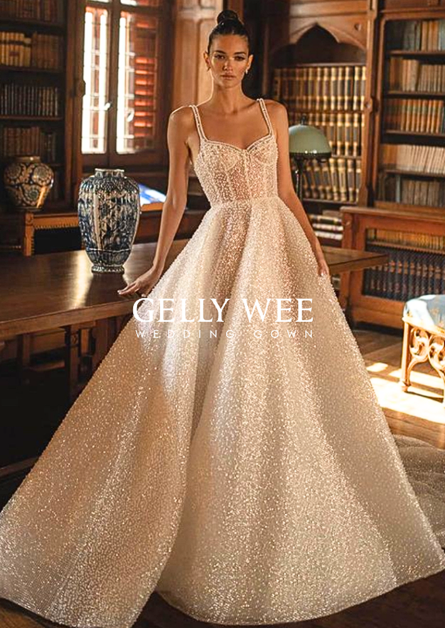 Sparkliest Wedding Dress